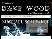 Tablet Screenshot of blog.dave-wood.org